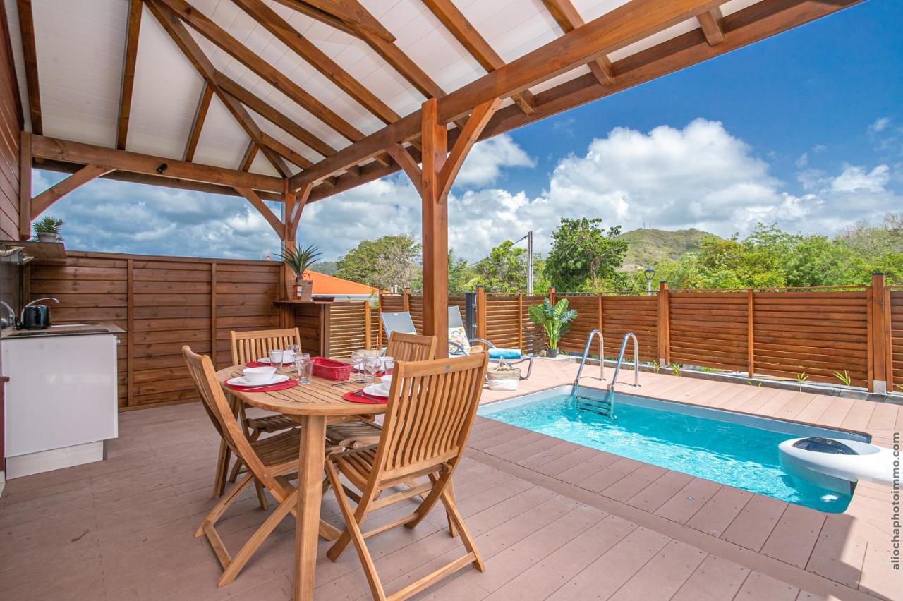 Bungalow Pom 1, Piscine, A 5 Min Des Plages Le Vauclin Ngoại thất bức ảnh